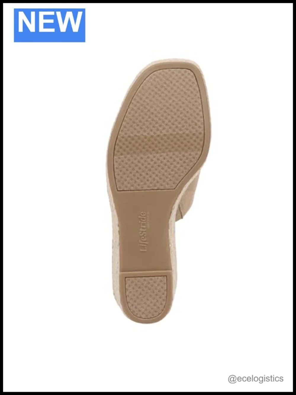 Women's Platform Wedge Sandal with Espadrille Details